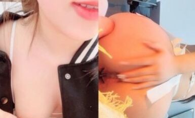 美女落九川清纯系活力美少女，全身粉嫩揉捏美乳，珍珠内裤磨蹭小穴