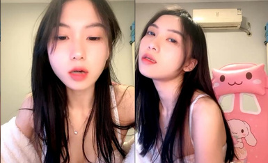 国产小美女全裸洗澡，回到卧室和男友啪啪做爱给男友打飞机女上位打桩.