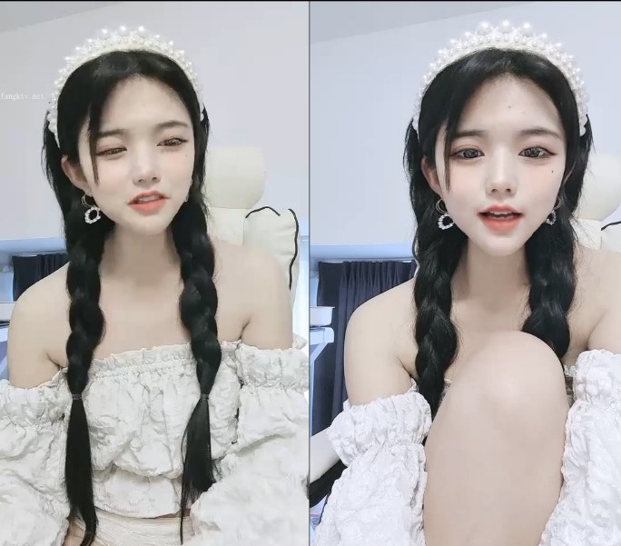 绿播下海！【美妍】颜值逆天，美美哒，可爱美穴特写~！