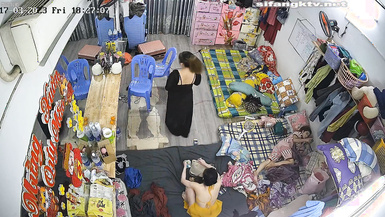 私房最新流出2023 黑客破解攝像頭偷拍 多場合家庭宿舍廁所更衣洗澡 (6)