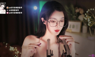 HYTV高顏值主播@深情默指導 asmr耳騷合集 (6)