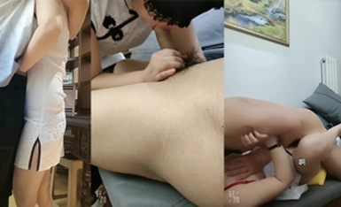 海角大神『風花雪夜』勁爆熱銷穿著旗袍的雪姨被我在桌子上沙發上 猛操內射 高清720P原檔