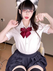 阿九從不咕咕（九言）2九言 貓耳娘的裙底 (5)