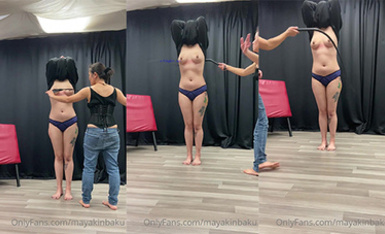 《新流勁爆資源》萬人求檔OnlyFans網紅男女通吃SM調教御姐maya女王訂閱完結篇~繩縛虐乳拘束強制高潮鞭打 (33)