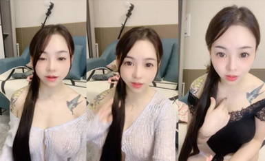 高顏值巨乳主播@花梔 尺度福利秀 (2)