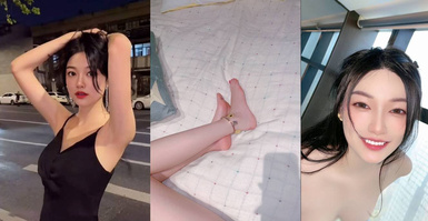 極品女神福利【杭州白白】窮人女神富人母狗，硅膠娃娃般極為罕見白虎一線天饅頭粉屄高顏值美女淪為金主性奴紫薇啪啪相當反差（1）