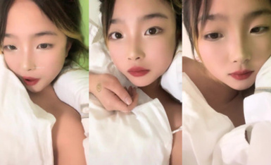 灌醉18歲的學生妹【小乖7】幾瓶啤酒就喝醉了，被操了，嬌喘喊著快快快，清新小妹子被瘋狂蹂躪 (9)