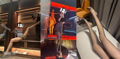 推特大網紅！頂級大長腿御姐【Susie_7777】史上最誇張的噴水，滋滋水量大的像水龍頭！170CM九頭身 一雙修長的美腿絲襪（1）