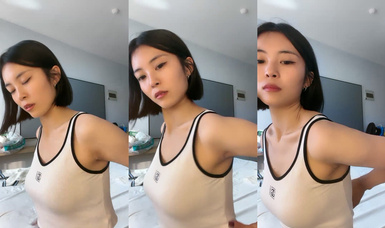 新人御姐下海！好騷好漂亮【兔子追烏龜】牛仔褲小少婦，來了一段科目三，跳得不錯，看得人瞬時秒硬！騷爆了 (4)