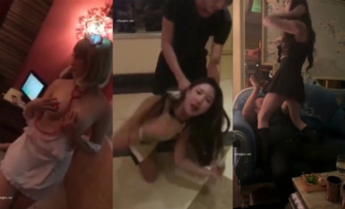 《KTV里那些事2》小姐姐們各種玩國內暗黑KTV露點裸體合集（1）