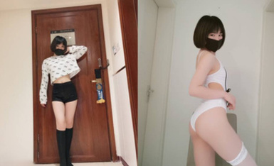 推特女神福利姬【00後大隊長】未流出土豪私拍視圖合集，情趣制服紫薇銷魂可擼精盡人亡的節奏（7）