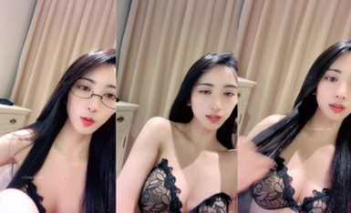 【甜桃】高挑模特身材~黑絲長腿~勾引脫衣秀 (4)