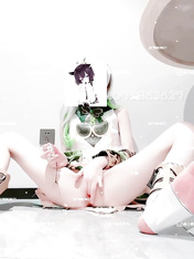 超嫩 露臉卡哇伊小蘿莉母狗【小雯寶寶 (幼凜) 】長得越乖 玩的越嗨，輕輕一操就哼哼唧唧的一使勁兒感覺就操破了一樣 (1)