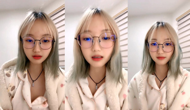 顏值很高的小妹睡醒就發騷，吸煙很有范，跟狼友互動秀新買的硅膠假雞巴，口交玩弄特寫騷穴都快插進去了真騷