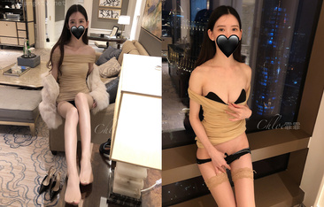 【微博 Chloe霏霏】極品美腿女神  酒店 - 包豚裙