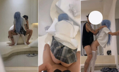 專操極品嫩妹大神『dogking』約炮合法嫩妹，奶油肌膚純欲系美少女，清純靚麗的外表下有一顆淫盪的心 [下] (4)