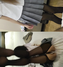 91大神約操超漂亮的淘寶模特_黑絲JK大長腿