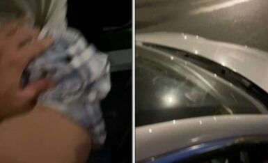 美露脸极品少女洛丽塔『喵喵』户外 02